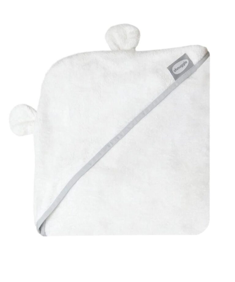 Полотенце с капюшоном SHNUGGLE, белый, 85 x 85 см